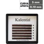 Kalentin Extensión de Cejas Curl I Dark Brown 5mm